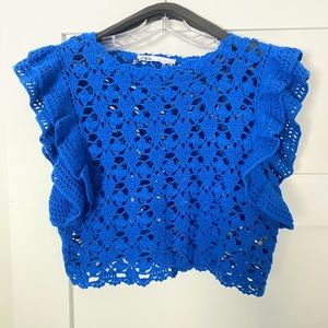 Zara crochet top